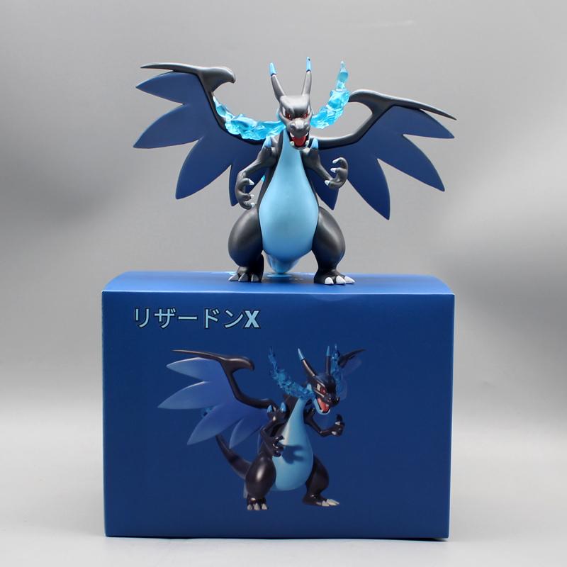 10cm Charizard Figures Pokemon Anime Figure Super Charizard X Black Figurine Pvc Statue Model Doll Collection Room Decor Toys