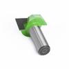 Langlebigkeit Stahlspitzen-Bodenreinigungsfräser für effiziente Holzbearbeitungsaufgaben mit 1/2-Zoll-Schaft und grünen Oberflächen