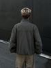 Unisex Retro Khaki Stand-up Collar Workwear Jacket – High-End Fit & Trendy Barn Style