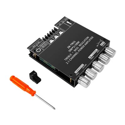 12V-24V Leistungsverstärkermodul mit Höhen- & Bassregelung für DIY Bluetooth-kompatible Heimkinos ZK-TB21