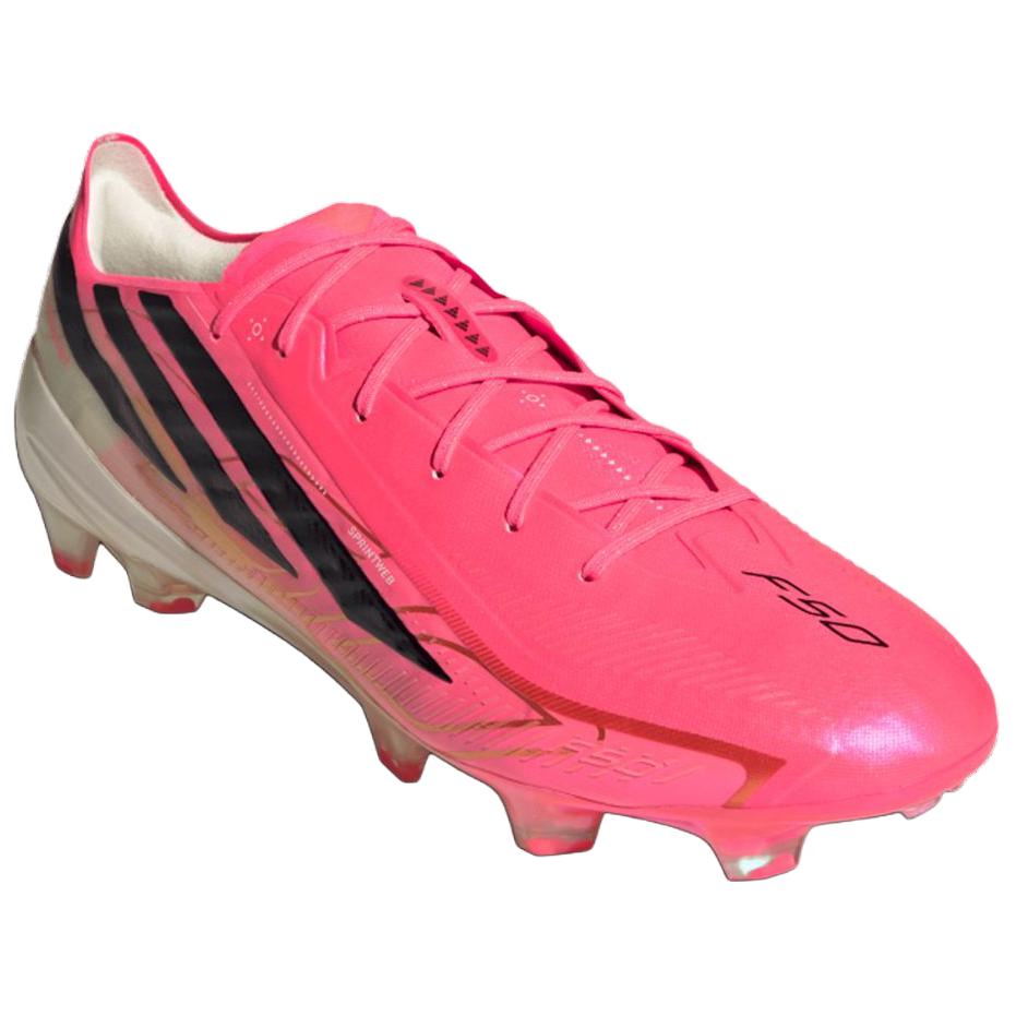 adidas F50 Hyperfast Elite FG Tacchetti Unisex Solar Turbo Rosa Nucleo Solar-Turbo Nero JR5386