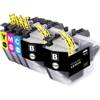 Cartuchos de Tinta - COMPTOIR DES PARISIENNES - LC3219XL - Multicolor - 10 piezas - Compatible Brother