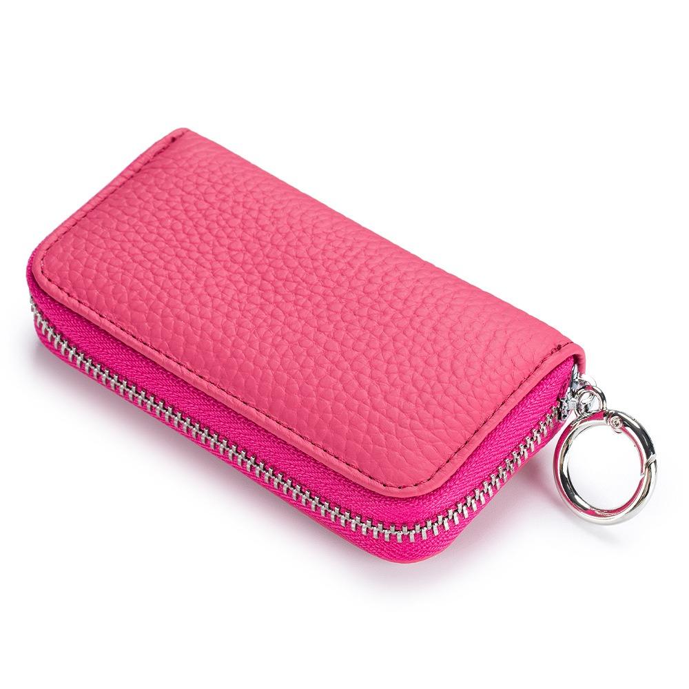 Zipper Closure Keychain Pouch Multifunctional Car Key Organizer Casual Portable Key Bag  Card Bag