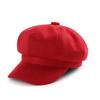 Korean Style Suede Octagonal Hat Solid Color Painter Cap Casual Newsboy Cap  Daily