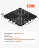 Interlocking Drainage Mats, 310 X 310 Mm, Modular Garage Flooring Tiles, Non-Slip PP Drainage Floor Tiles, Self-Draining, Easy Installation, for