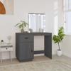 Day and Night - Day and Night Dressing Table with LED Solid Gray Pine Wood 95x50x133.5 Cm