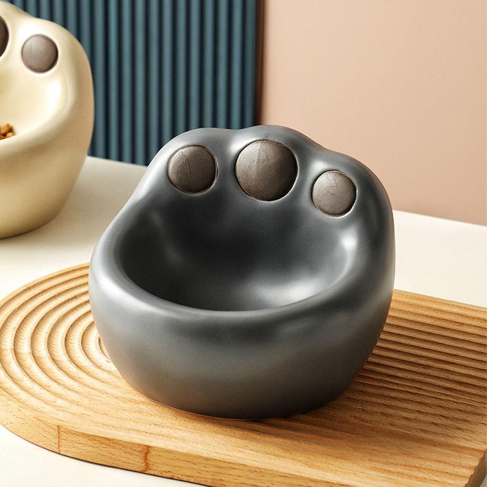 Non-slip Dog Food Bowl Anti Overturning Anti-tipping Bowl Ceramic Cat Bowl  For Cats Dogs