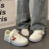 Popular Retro Heightening Thick-soled Thin White Shoes Women's 2025 New Summer Skirt Casual Sports Board Shoes