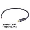 Flexible DC7.9x5.5mm Power Pigtail Cable DC7909 7.9x5.5mm Male Connectors to Open Wire Cable for Solar Power Systems