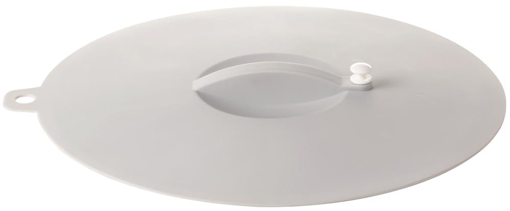 

Ishigaki Gray 32cm Wide x 30cm Deep x 3cm DL Microwave and Dishwasher for Microwave Cooking and Food Storage Lid, High, Silicone, Safe, белый