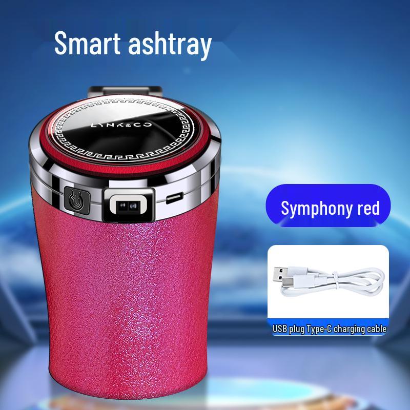 Lynk & Co Smart Car Ashtray Ceramic Liner: Multi-functional Accessories for Models 01-06, 09