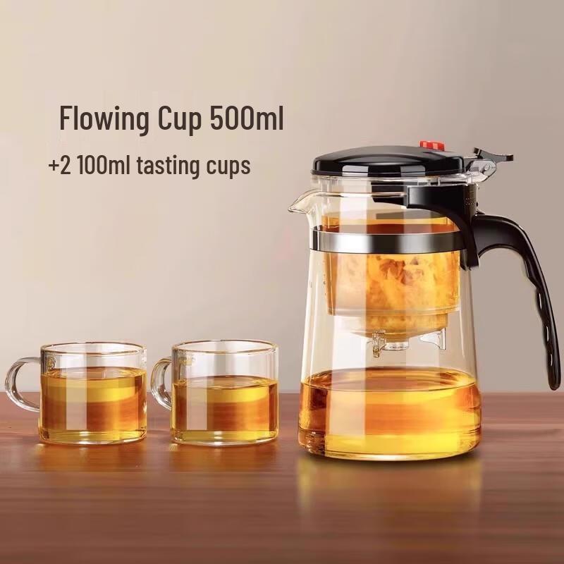 HANDUNYOU Glass Easy Tea Maker Set 500ML