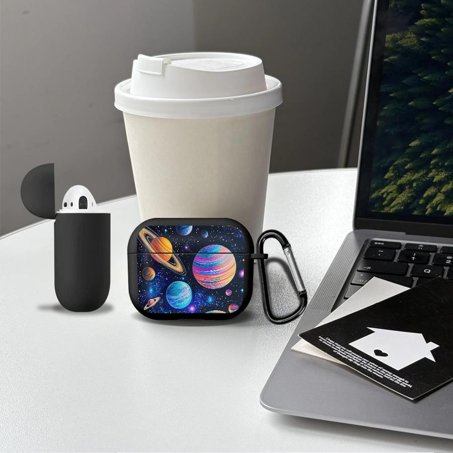 Colorful Planets Case For Airpods 2 4 Pro Pro3 3 1 Pro2 Earphone Cases Cover