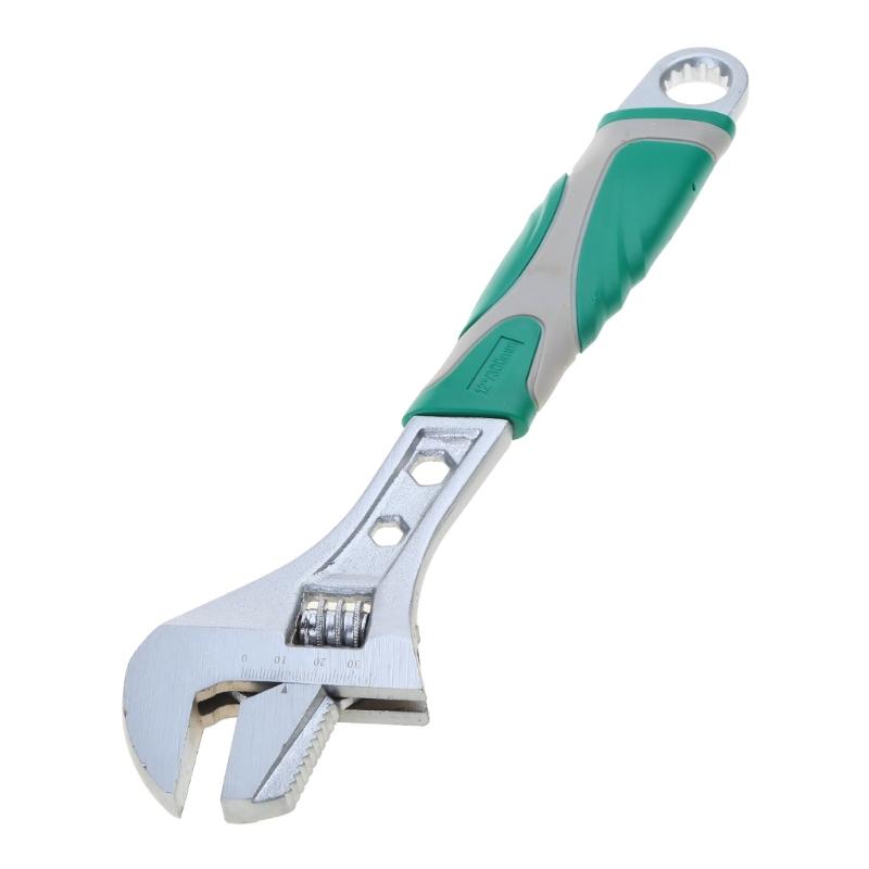 Adjustable Wrench Multifunctional Double Purpose Adjustable Wrench 8/10/12Inch Household Open Bathroom Pipe Adjustable
