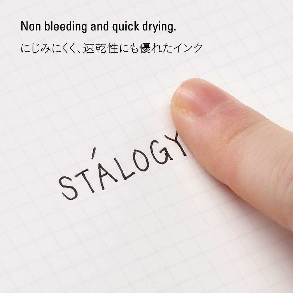 Nitoms STALOGY Gel Ink Ballpoint S5214 0.5mm Pen, Gray,