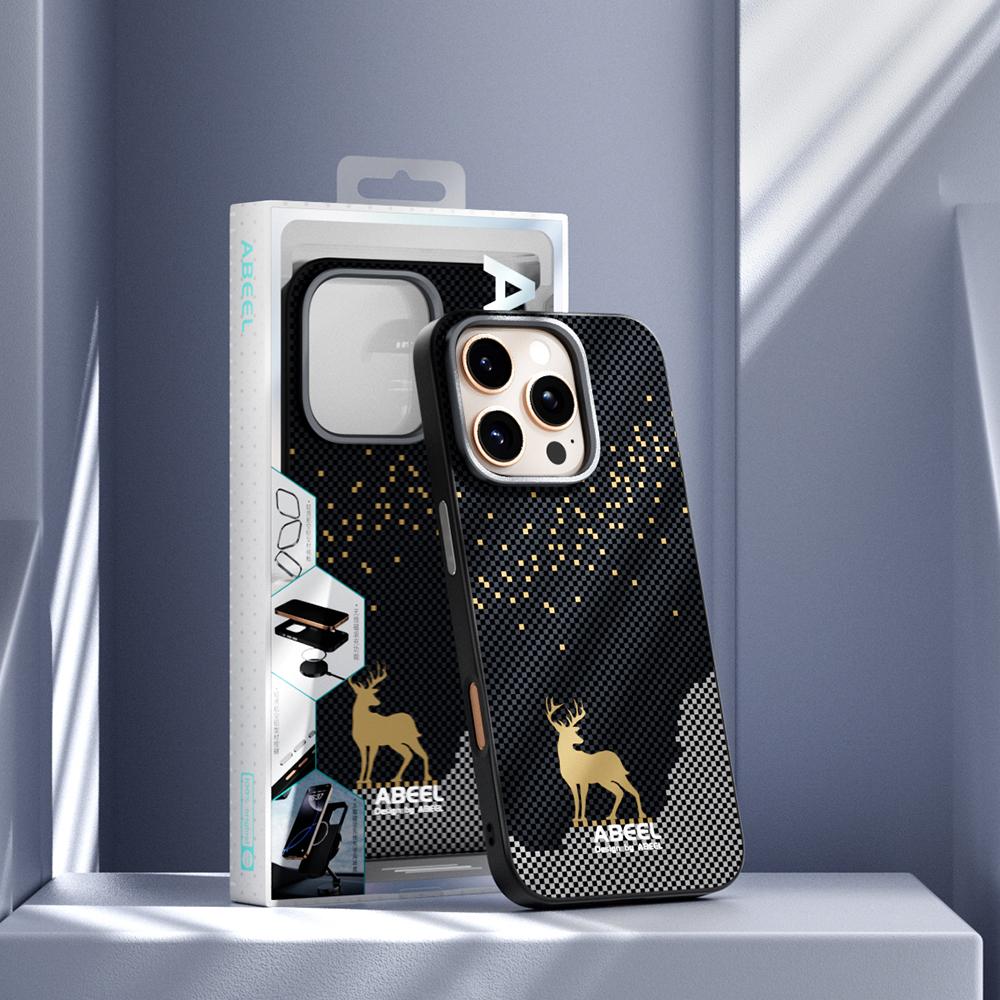 ABEEL For iPhone 16 Case Compatible with MagSafe Ultra Slim PC TPU Phone Back Cover