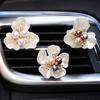 Car Interior Pearl Flower Vent Perfume Gift 