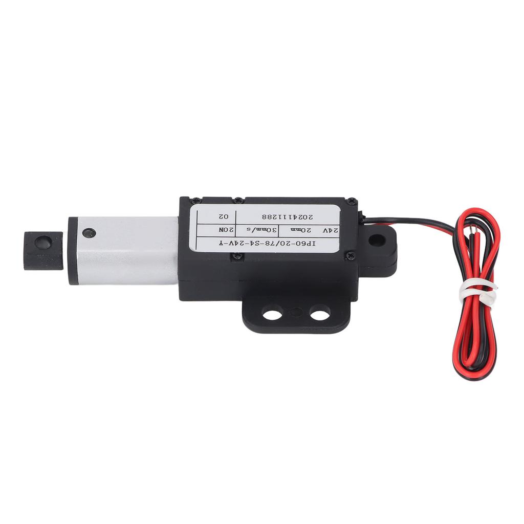 Mini elektrický lineární aktuátor 24V 20mm zdvih 20N 30mms Vodotěsný lineární aktuátor pro stroje