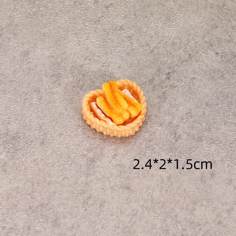 Miniature Resin Breakfast Pastries: Toy Bread & Buns Jewelry Accessories