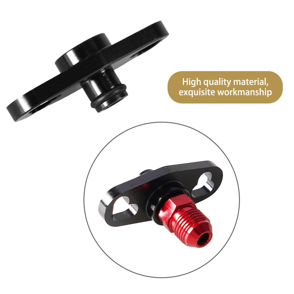 Hot Sale Fuel Rail Pressure Regulator Adapter Kit Set Aluminium Fuel Rail Adapter Replacement Accessories For Toyota Nissan