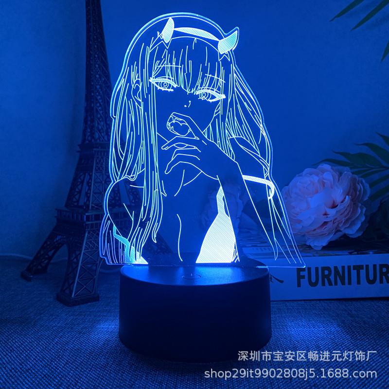 Franks Series 3D Night Light - Remote & Touch Control, Colorful & Creative