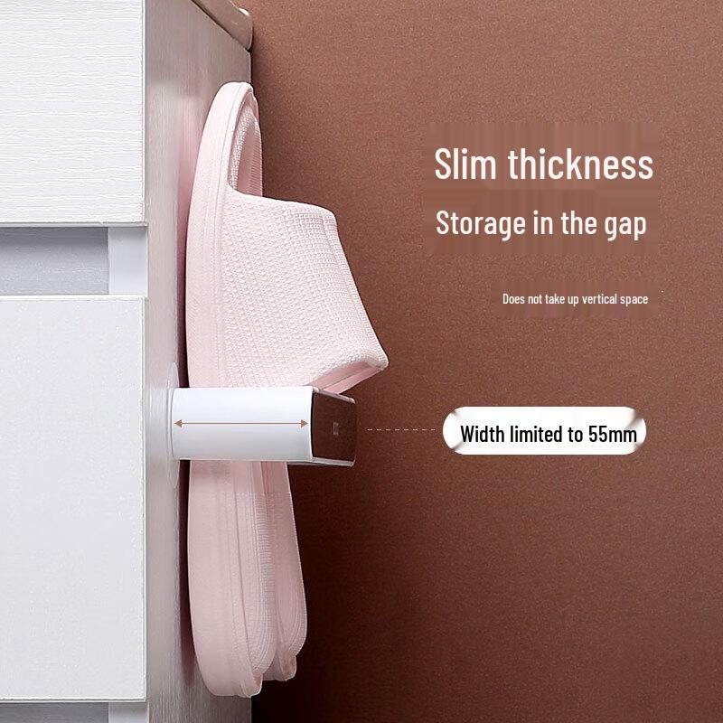 Yikeke Wall-Mounted No-Drill Slipper Storage Rack