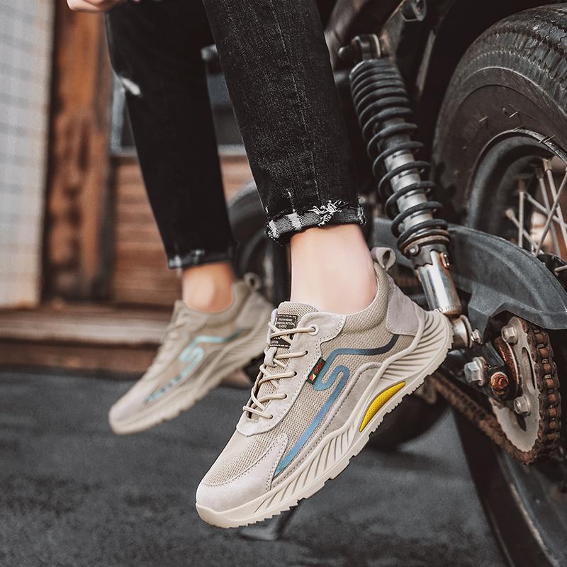 Echtes Leder Männer Schuhe Trend Bequeme Casual Schuhe Outdoor Männer Turnschuhe Mokassins Männer Wohnungen Schuhe