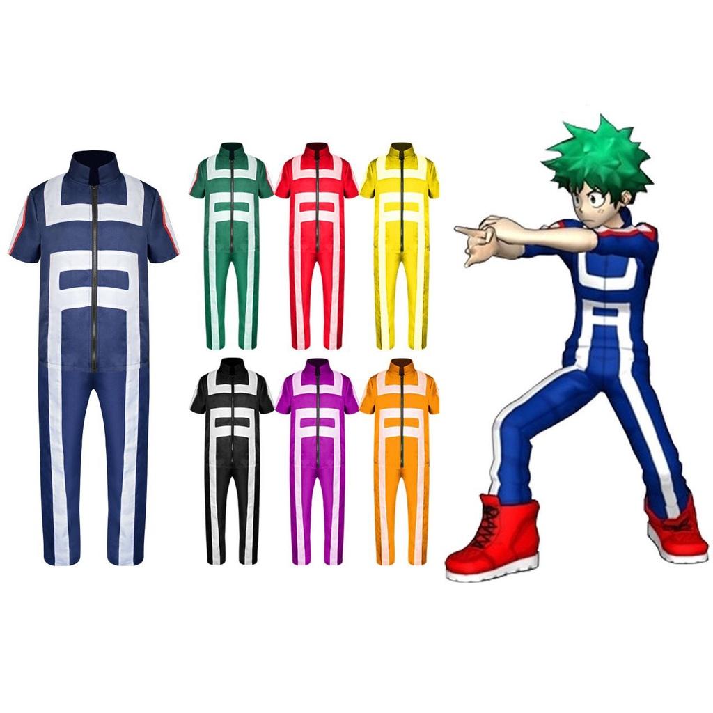 No Izuku Boku Midoriya Cosplay Costume Training Uniform Suit