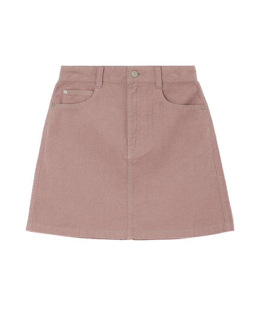 Lee Corduroy Mini Skirt Pink