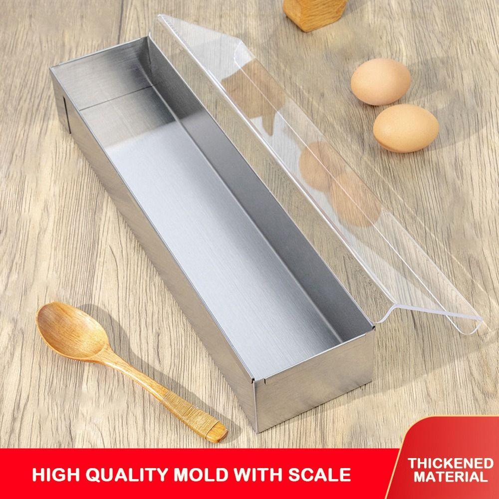 Rectangle Shape Tiramisu Cake Mold Removable Base Professional Tools Rectangular Cake Pan DIY Non-Stick Surface Mousse Mold