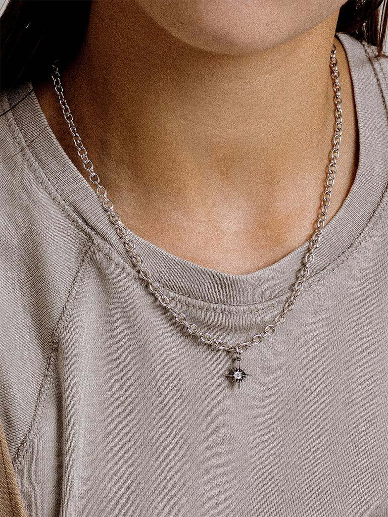 Scaletto Ur005 Stardust Pendant Necklace