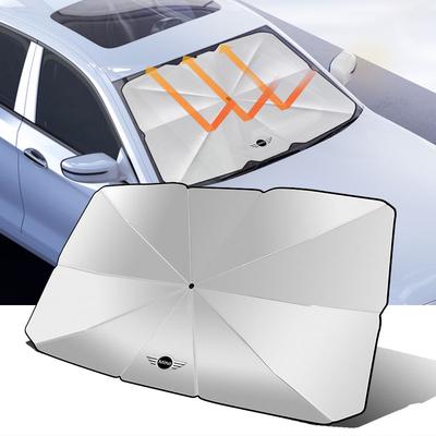 1 Pièce Pare-soleil de pare-brise de voiture Parapluie Protecteur Parasol Pliable Pour BMW Cooper F54 F55 F56 R56 R60 SONE Roadster Clubman Coupé