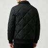 Men's Winter Loose Fit Jacket with Turn-Down Collar, Casual Outerwear for Everyday Wear