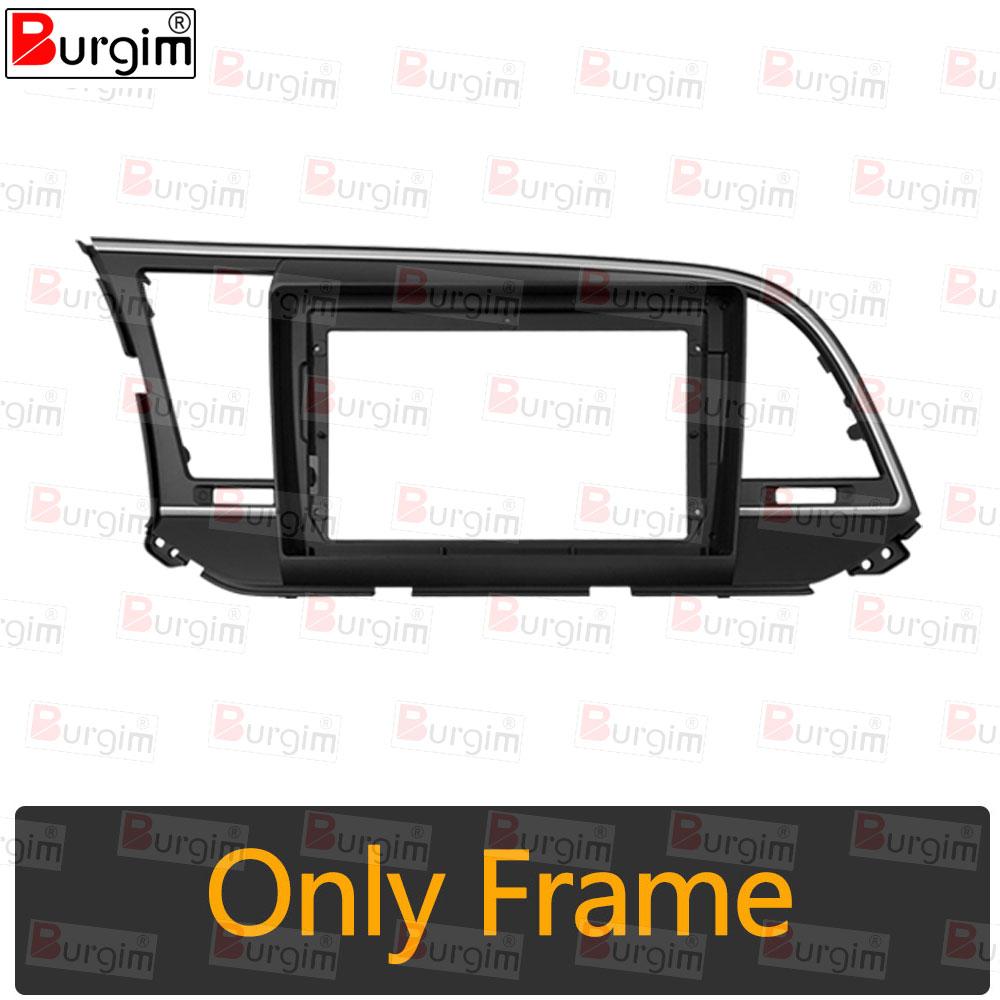 

Car Radio Fascia Frame For Hyundai Elantra 6 2016-2018 LHD 9 inch 2DIN Stereo Panel Harness Wire Power Cord Cable Canbus Decoder only frame