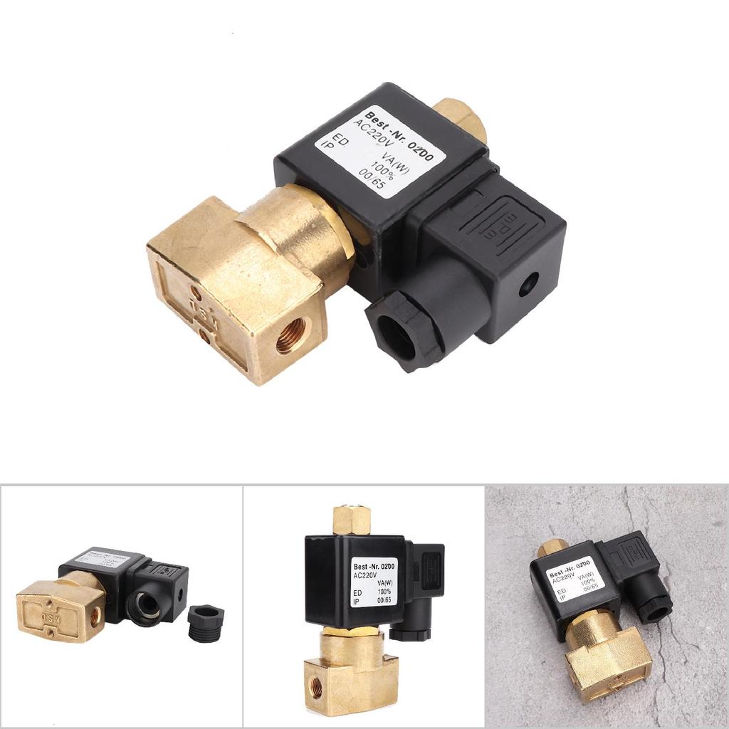 Premium Brass Normally Open Electric Solenoid Valve G1 8   Thread  (AC110V)