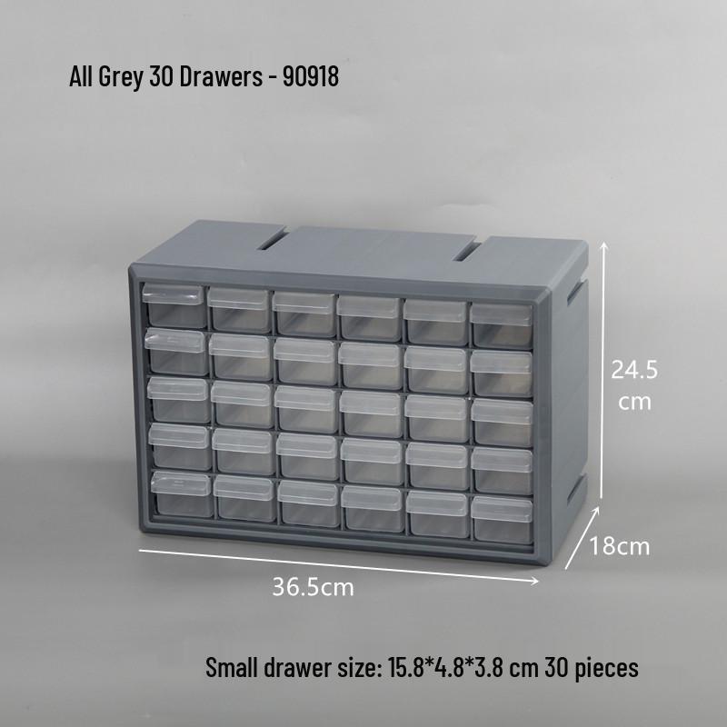 Combinable Drawer-Style Compartment Box for Screws, Parts, Building Blocks, and Electronics