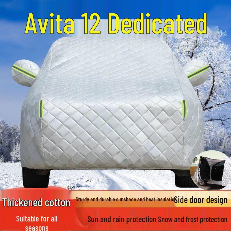 Avatr 12 Car Cover: Sun, Rain & Dust Protection with Heat Insulation - Full Coverage, Thick Outerwear Avatr 12