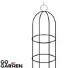 Metal tower garden pergola for climbers, roses, flowers, garden plants, metal