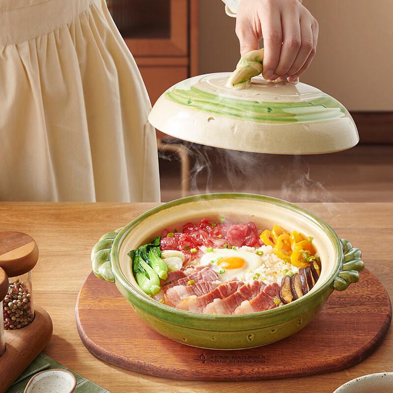 Weidu 1L High-Temperature Ceramic Claypot Rice Casserole