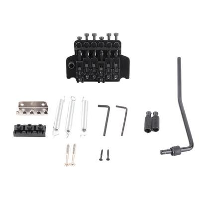 Tremolo-Brückensystem Double Rocking Federstabilisator für E-GitarreSchwarz