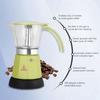300ml/6 Cups 480W Electric Moka Pot Detachable Kitchen Stovetop Coffee Maker Green