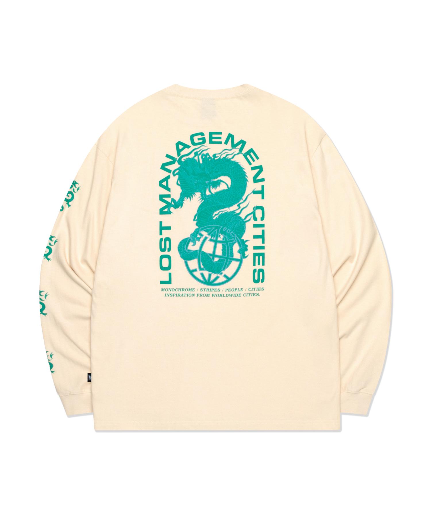 Lmc Dragon Long Slv Tee Cream Cream/L