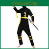 Stylish Yellow Dragon Ninja Costume For Men Ideal For Stage Shows And Festivals In 2023