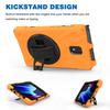 For Samsung Galaxy Tab Active 3 T570 / T575 8.0 Shockproof Colorful Silicone + PC Protective Case with Holder & Shoulder Strap & Hand Strap