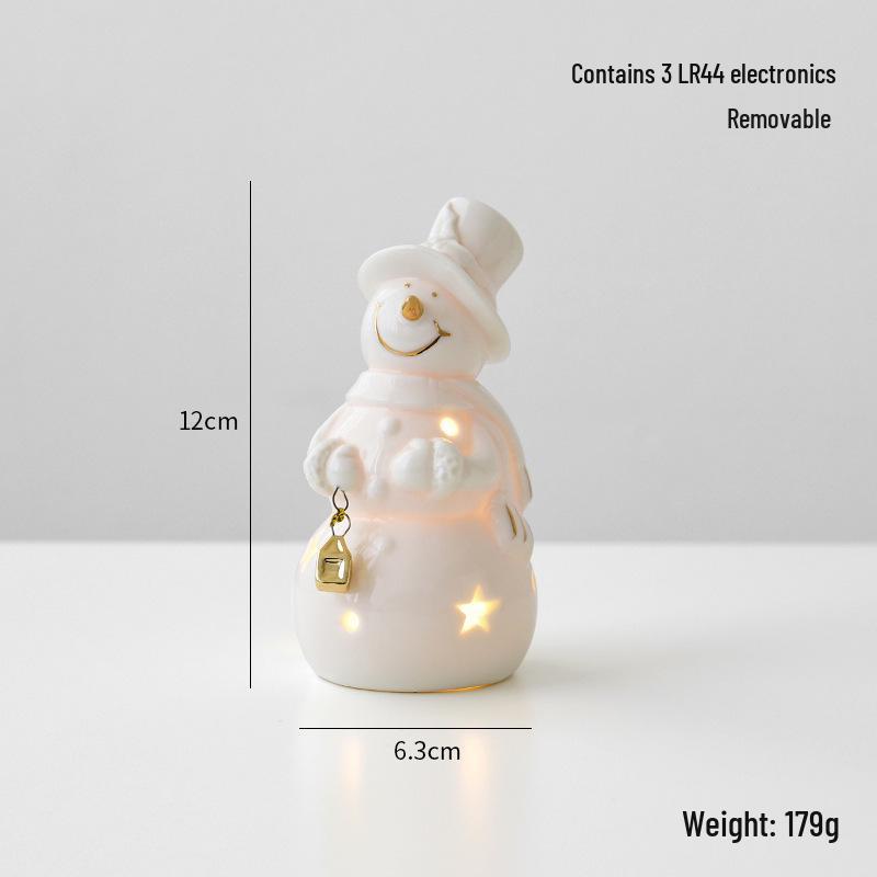 

Керамический колокольчик Санты NUCHI Рождественские украшения - Маленькие настольные фигурки