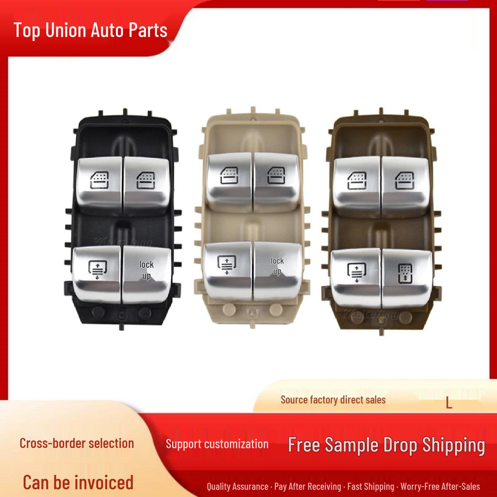 

Compatible Power Window Switch/Button for Mercedes-Benz S-Class W222 (2229051505/2229059808) Electric