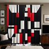 Geometric Pattern Design Drapes Decor Drapes Window Treatments For Bedroom Living Room Home Decoration Room Decor