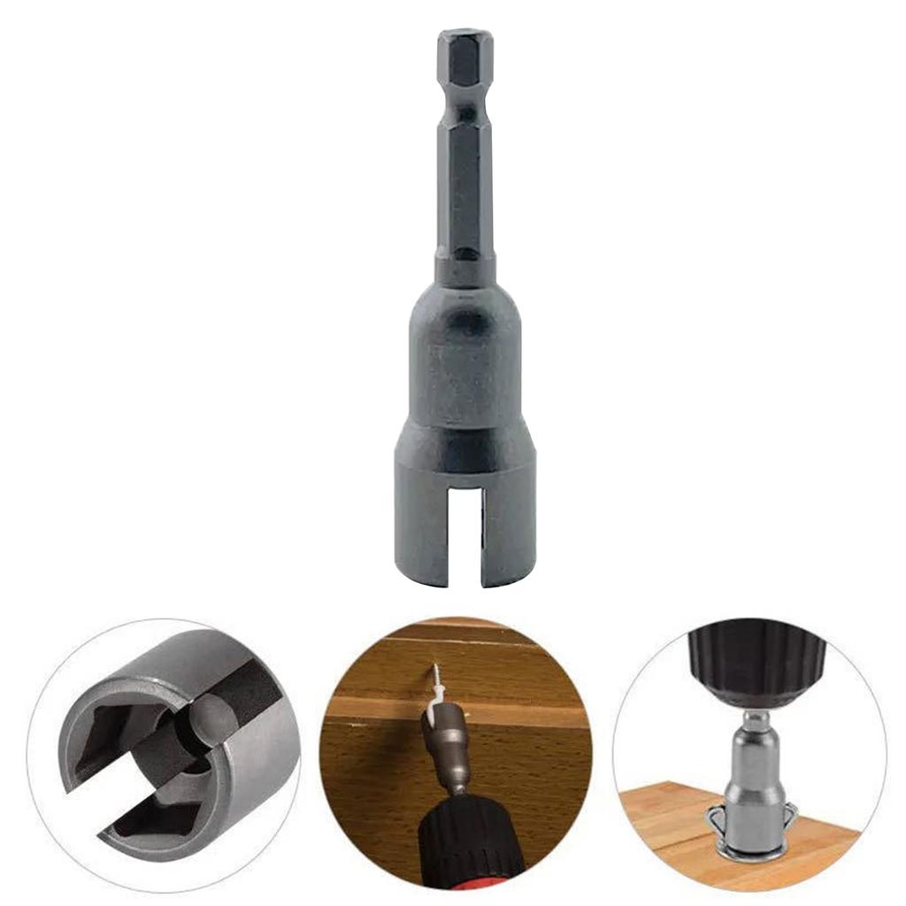 Butterfly Bolt Socket Wrenches Hex Shank Socket Adapters Nut for Power Tool Slotted