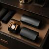Woodten Watch Single Storage PU Black Case, Watch, Case, Leather,