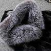 Women's Exquisite Faux Fur Coat Hooded Soft Fleece Thick Jacket Plus Size Coat Female Cardigan